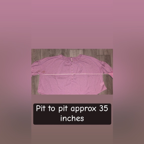 Free People Women’s Size Small Oversize Purple Flowy Blouse Lightweight **Spot - Picture 2 of 7